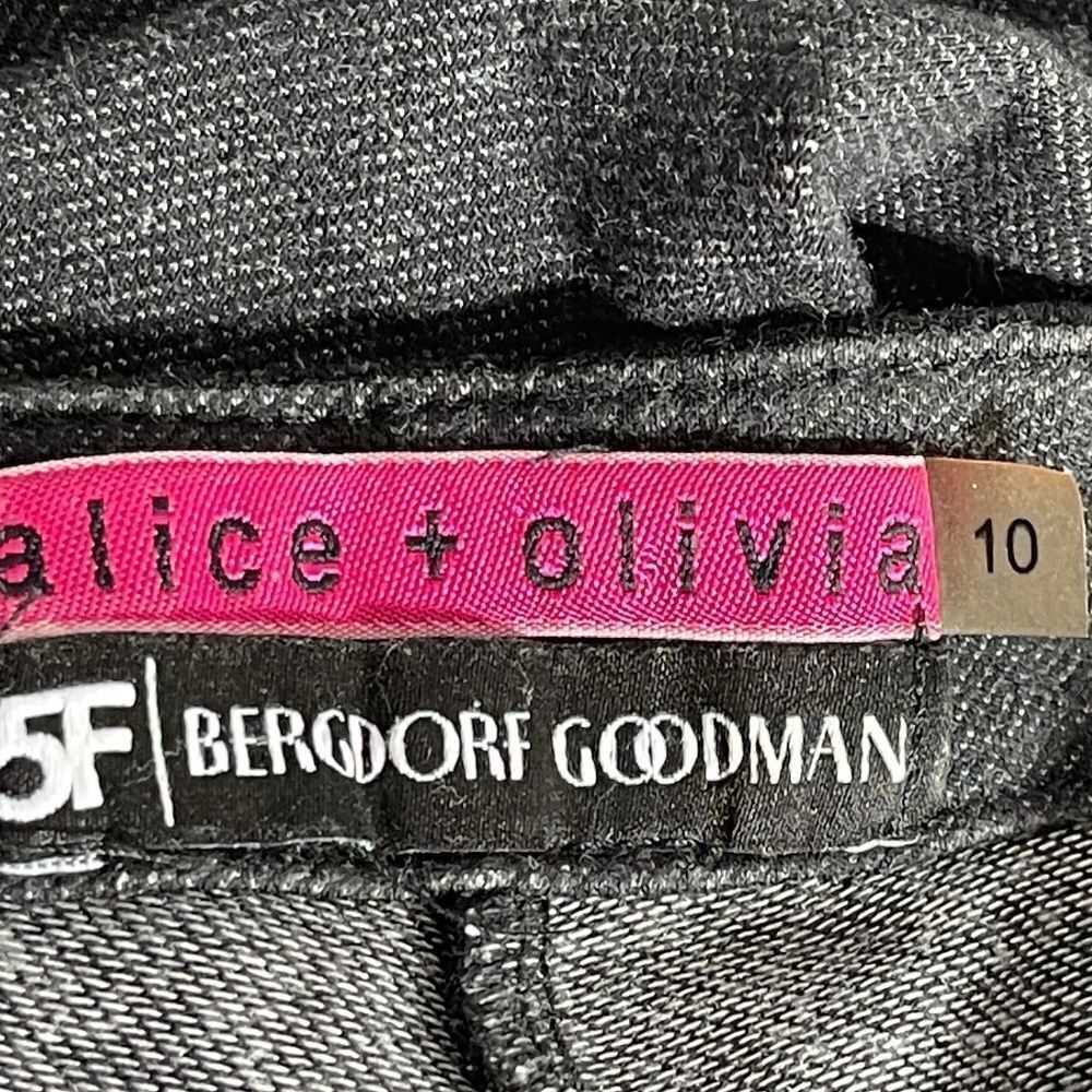 Alice + Olivia For Bergdorf Goodman Grey Leggings - Picture 5 of 7